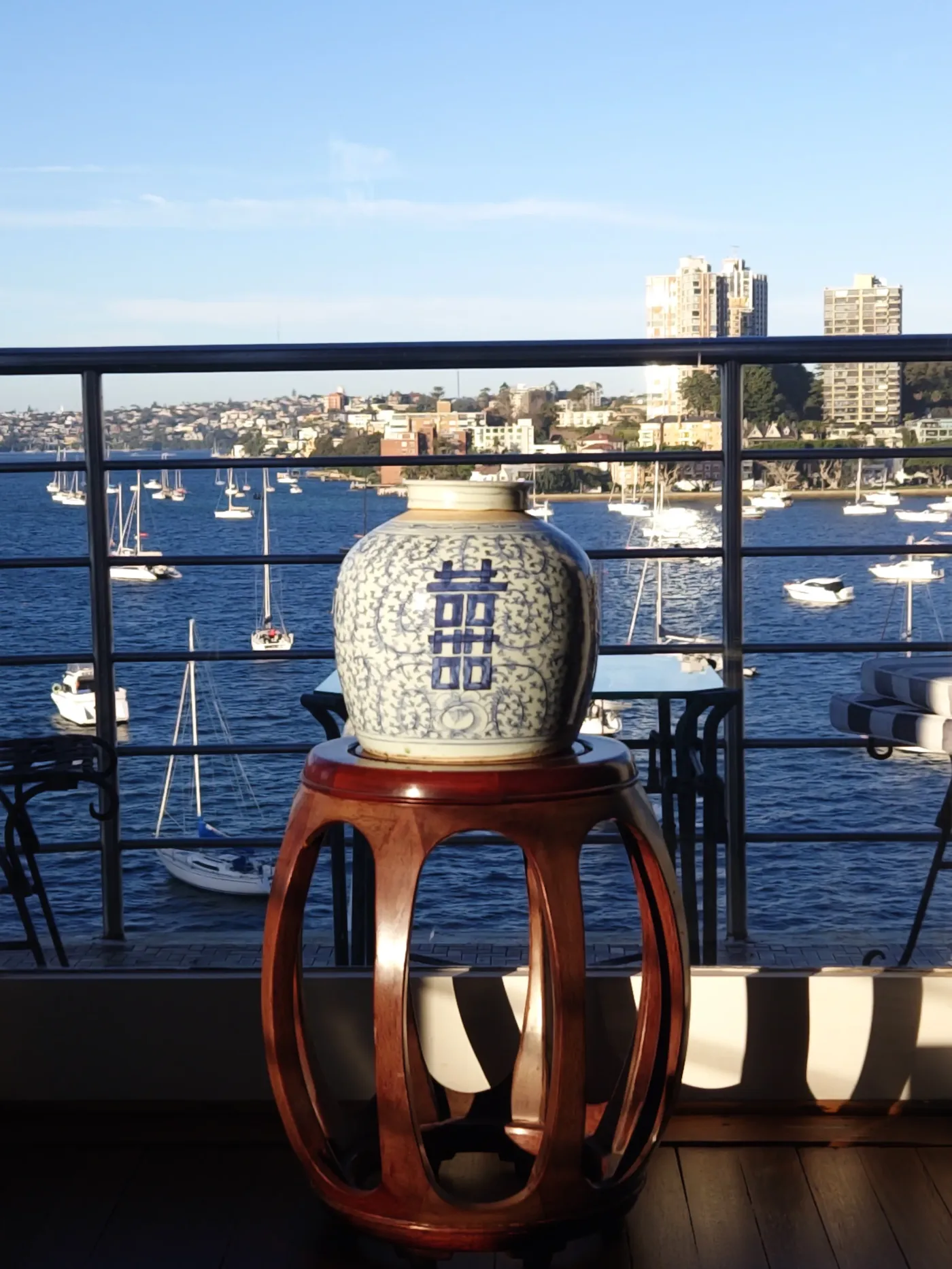 Chinese Blue and White 'Double Happiness' Ginger Jar